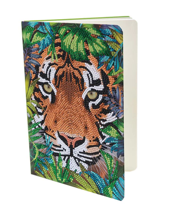 Crystal Art Notebook Kit Tiger in the Forest A Little Bookish