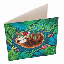 Load image into Gallery viewer, Crystal Art Card Kit: Sloth
