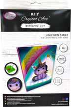 Load image into Gallery viewer, Crystal Art Notebook Kit: Unicorn Smile