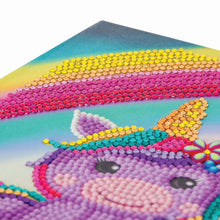 Load image into Gallery viewer, Crystal Art Notebook Kit: Unicorn Smile