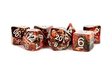 Load image into Gallery viewer, Colorful Eternal Resin Polyhedral DND Dice Set (4 Colors): Eternal Blue/Black