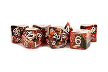 Load image into Gallery viewer, Colorful Eternal Resin Polyhedral DND Dice Set (4 Colors): Eternal Teal/Black