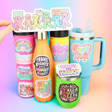 Load image into Gallery viewer, Y’all Means All, LGBTQ, Cowboy, Queer, Vinyl Sticker