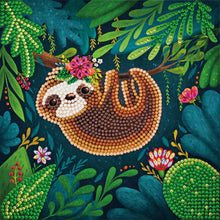 Load image into Gallery viewer, Crystal Art Card Kit: Sloth
