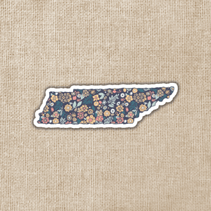 Tennessee Floral State Sticker