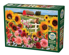 Load image into Gallery viewer, Sunflower Farm 1000-Piece Cobble Hill Puzzle