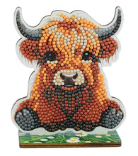 Load image into Gallery viewer, Crystal Art Buddies: Highland Cow (single) -Diamond Painting