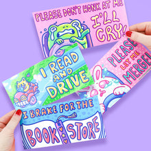 Load image into Gallery viewer, Let Me Merge Pleading Funny Car Vehicle Vinyl Bumper Sticker