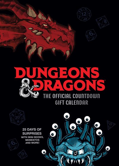 Dungeons & Dragons: The Official Countdown Gift Calendar : 25 Days of Mini Books, Mementos, and More!