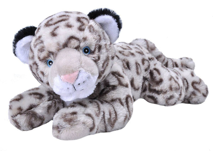 Ecokins Snow Leopard Stuffed Animal 12