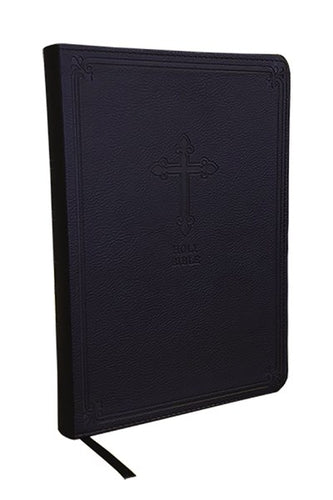 KJV Holy Bible: Value Large Print Thinline, Black Leathersoft, Red Letter, Comfort Print