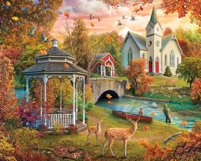 The River Church  - 1000 Piece Jigsaw Puzzle