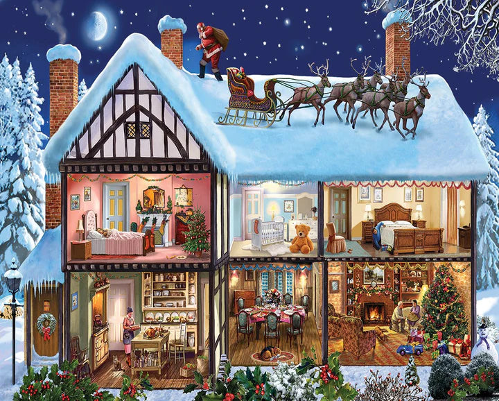 Christmas House Puzzle - 1000 Pieces