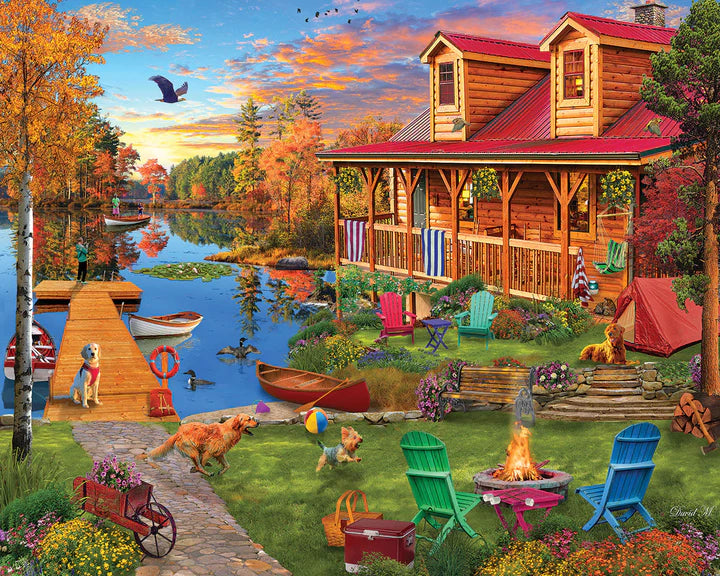 Adventures At The Lake - 1000 Piece Jigsaw Puzzle