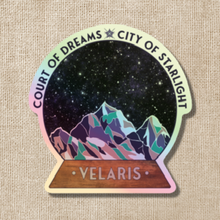 Load image into Gallery viewer, Velaris Star Globe Holo Sticker | A Court of Thorns &amp; Roses