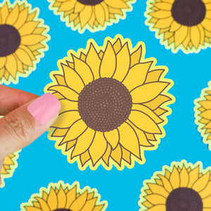 Sunflower Vinyl Sticker