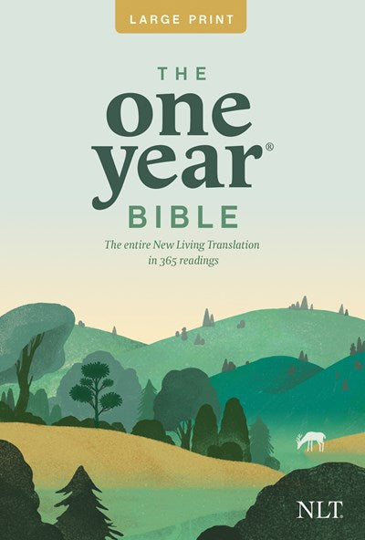 The One Year Bible NLT, Large Print Thinline Edition (Softcover)