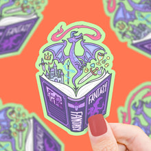 Load image into Gallery viewer, Fantasy Book Club  Bookish Vinyl Sticker