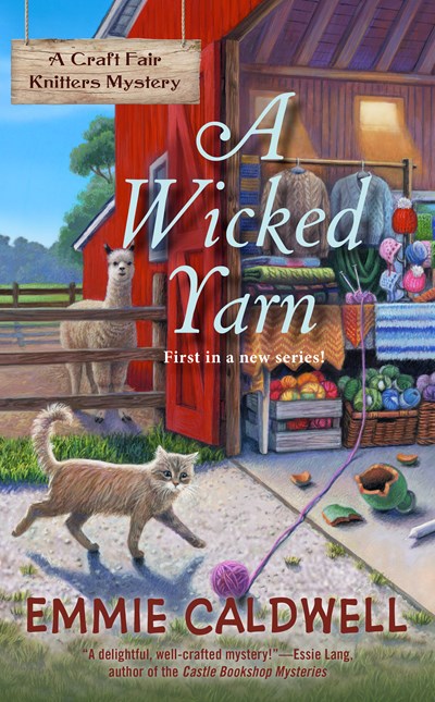 A Wicked Yarn  A Craft Fair Knitters Mystery (#1)