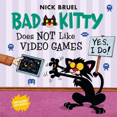 Bad Kitty Does Not Like Video Games: Includes Stickers ( Bad Kitty )