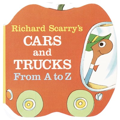 Richard Scarry's Cars and Trucks from A to Z ( Shape Chunky Book )
