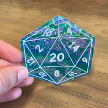 Load image into Gallery viewer, Holographic D-20, 3-inch Sticker