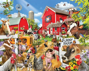 Funny Farm Seek & Find  - 1000 Piece Jigsaw Puzzle