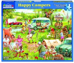 Happy Campers  - 1000 Piece Jigsaw Puzzle