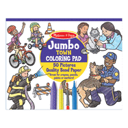Jumbo Town Coloring Pad