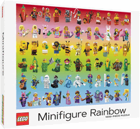 Lego Minifigure Rainbow 1000-Piece Puzzle