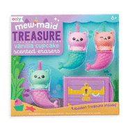 Mewmaid Treasure Scented Erasers - Set of 4