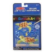 Sealife Color-Reveal Scratch Art Pad