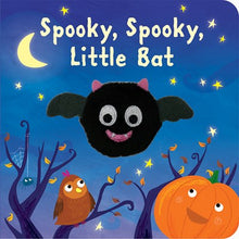 Load image into Gallery viewer, Spooky, Spooky, Little Bat ( Finger Puppet Board Book )