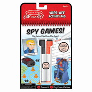 Wipe-Off Activity Pad - Spy Games!