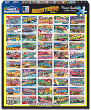 Load image into Gallery viewer, State Greetings Stamps - 1000 Piece Jigsaw Puzzle