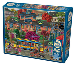 Trolley Station 500 Piece Cobble Hill Puzzle