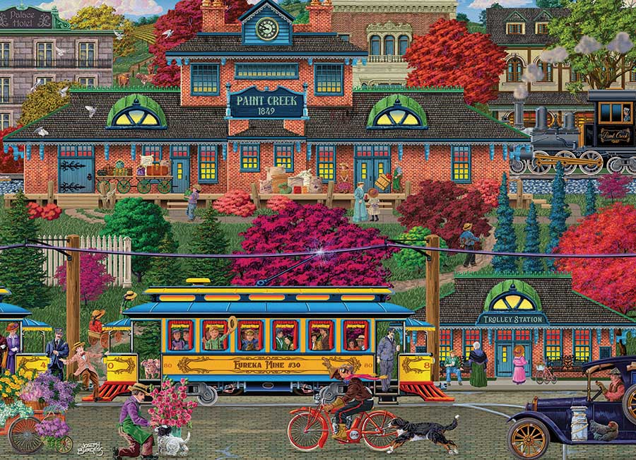 Trolley Station 500 Piece Cobble Hill Puzzle