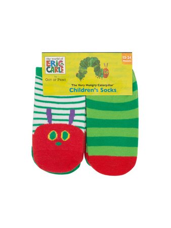 World of Eric Carle: The Very Hungry Caterpillar Baby/Toddler Socks 4-Pack - 2T-3T